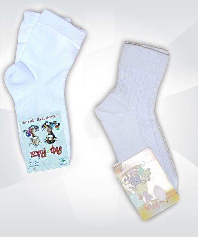 Шкарпетки білі дитячі - 1 