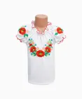 Вишиванка для дівчинки короткий рукав фулікра - 1