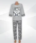 Пижама женская комби накат Жасмин начес(футер) - 1
