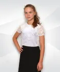 Блуза Бантик для девочек фуликра - 2