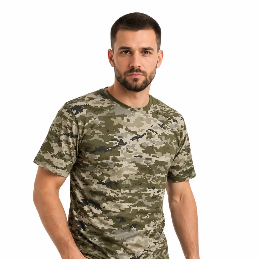 Футболка чоловіча піксель кулір