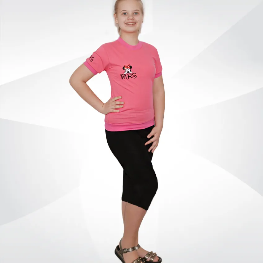 Футболка детская Саша-Маша кулир