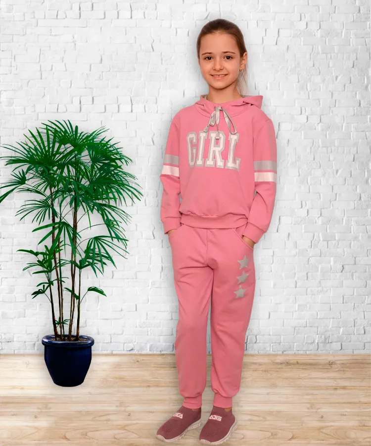 Спортивний костюм Girl двонитка - 1 