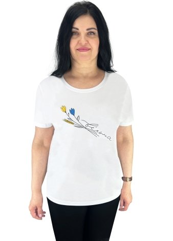 Жіноча футболка Українка накат фулікра - 2 