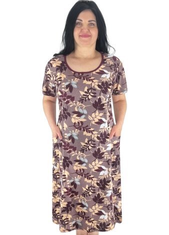 Сукня жіноча з рукавом кулір - 1 